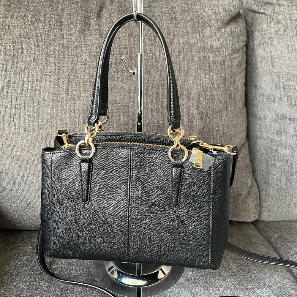 Coach Mini Christie Carryall in Crossgrain Leather F57523 NWT - Picture 3 of 9